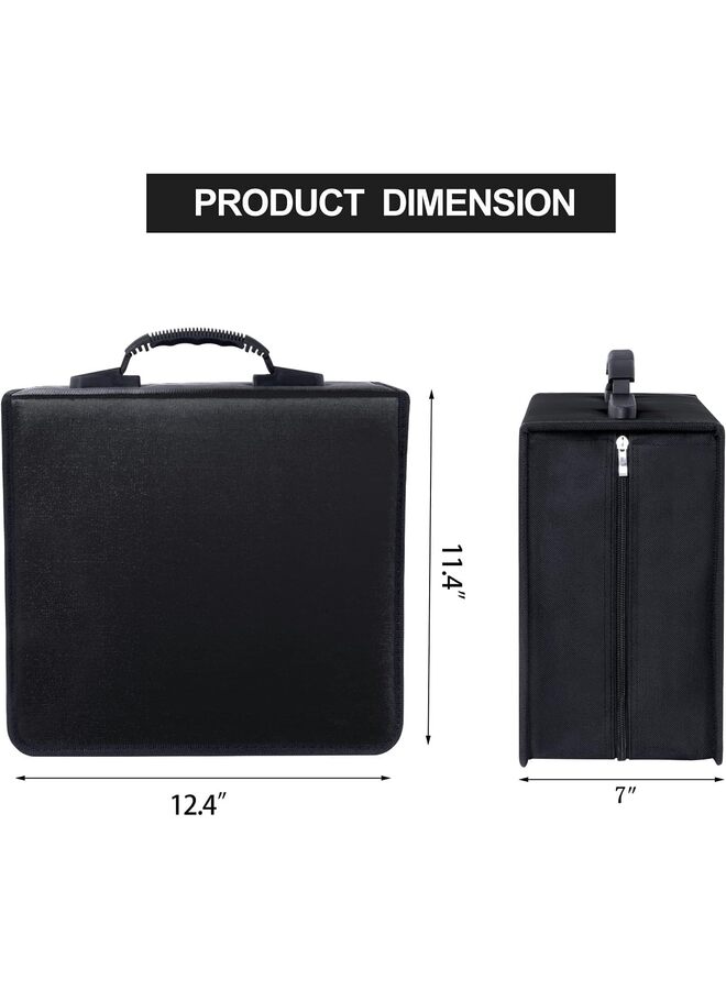 LAMAY CD Case, 360 Capacity DVD Case CD Wallets Protective CD Storage Organizer Holder Booklet Album Box Binder (Color : A) - Image 2